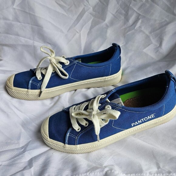 Cariuma x 40 Ocean blue canvas sneaker women’s size 8 - Picture 1 of 7